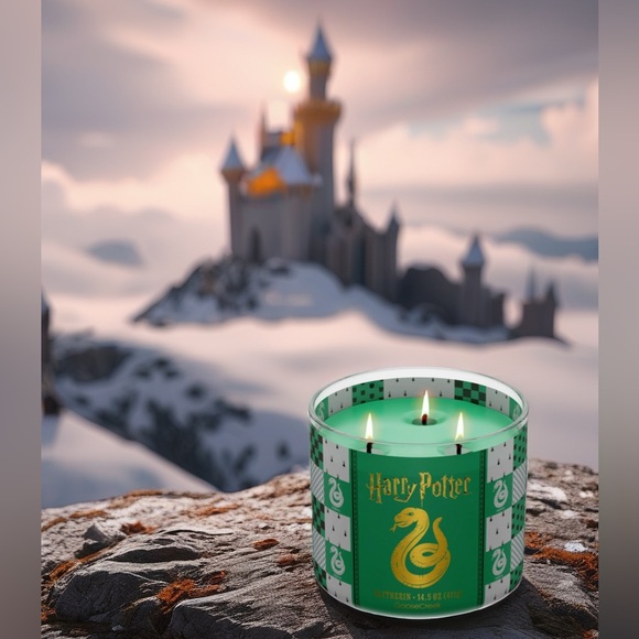 Harry Potter Slytherin 3-Wick Candle by Goose Creek 14.5 oz NEW - Picture 14 of 15